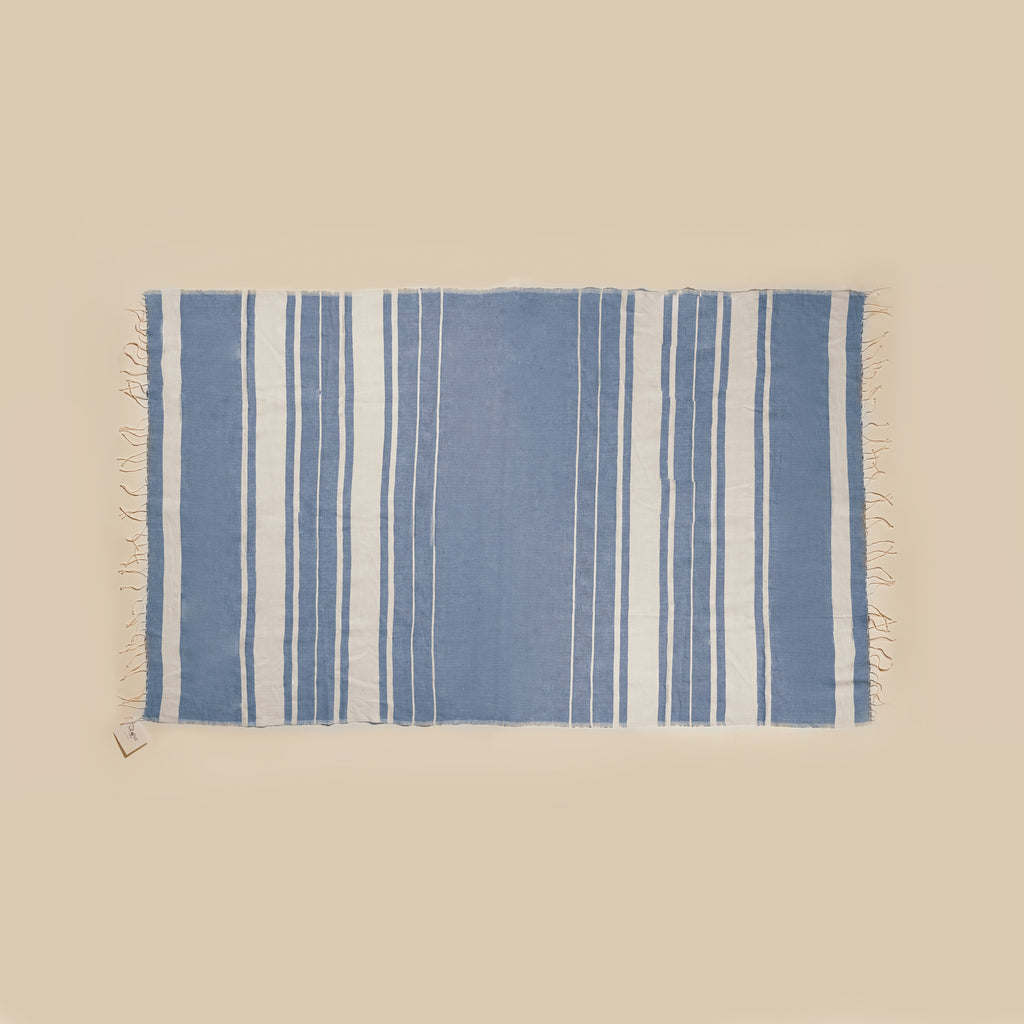 Tuch/Handtuch aus Äthiopien in Blau und Weiß